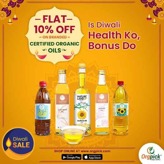 Grab 10% Off on Organic Oils in Pune
